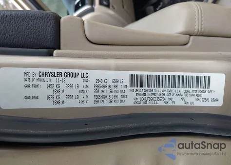 2014 Jeep Grand Cherokee Limited из США, поврежденный, VIN 1C4RJFBGXEC356754